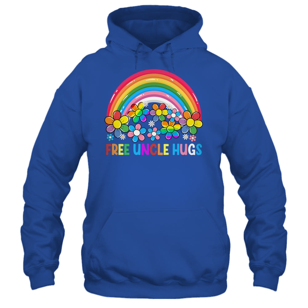 Free Uncle Hugs LGBT Gay Lesbian Transgender Pride Rainbow Shirt & Hoodie | siriusteestore