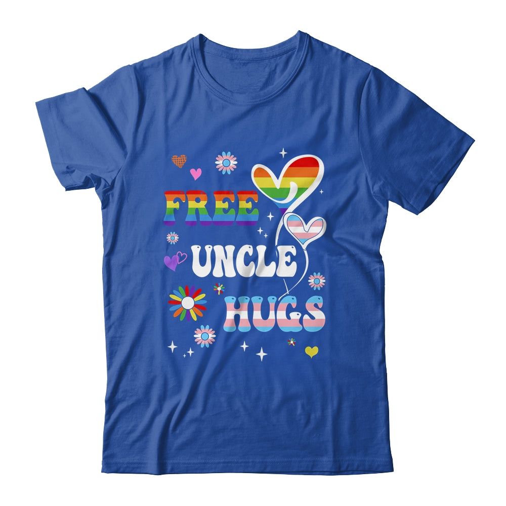 Free Uncle Hugs LGBT Gay Pride Transgender Rainbow Flag Shirt & Hoodie | siriusteestore