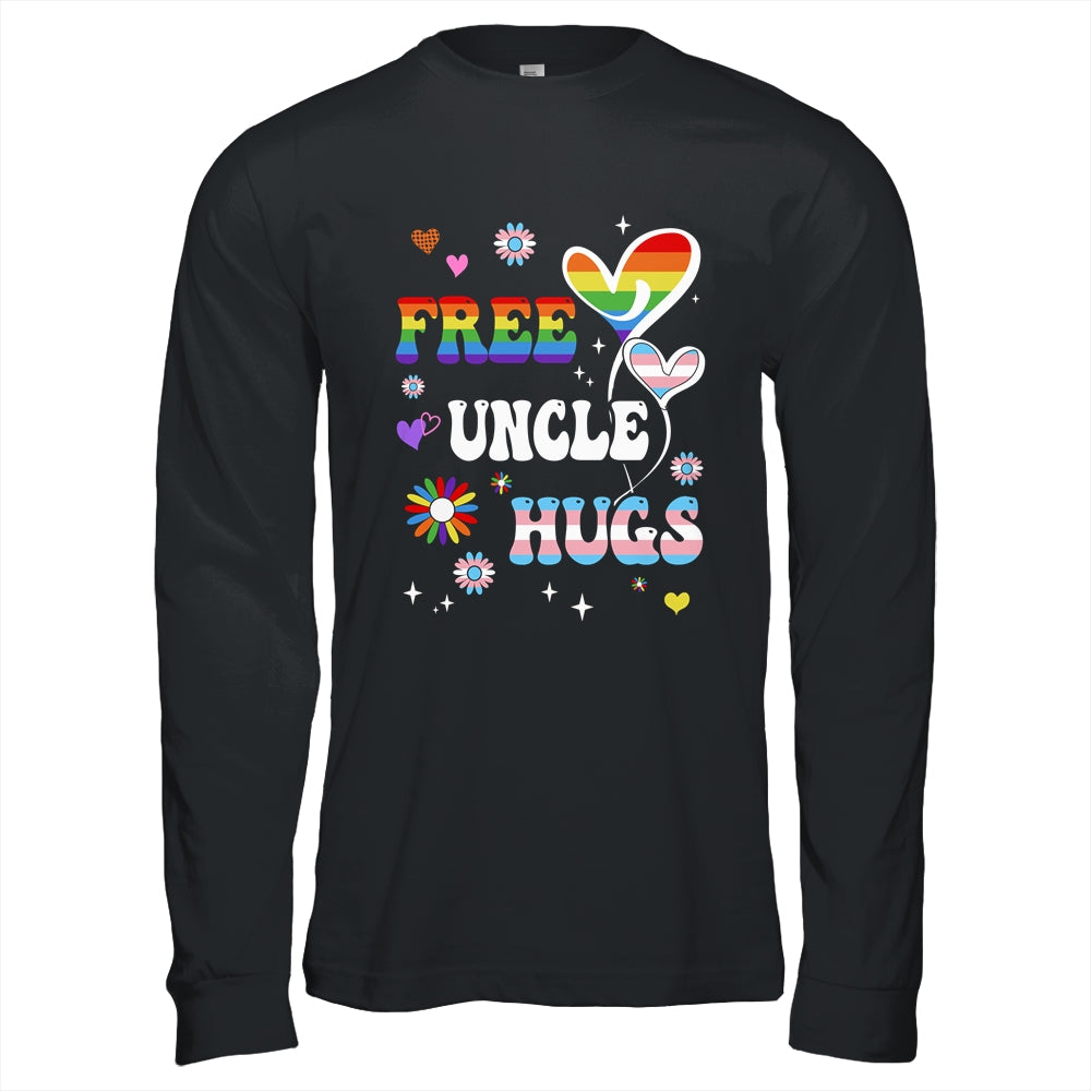 Free Uncle Hugs LGBT Gay Pride Transgender Rainbow Flag Shirt & Hoodie | siriusteestore