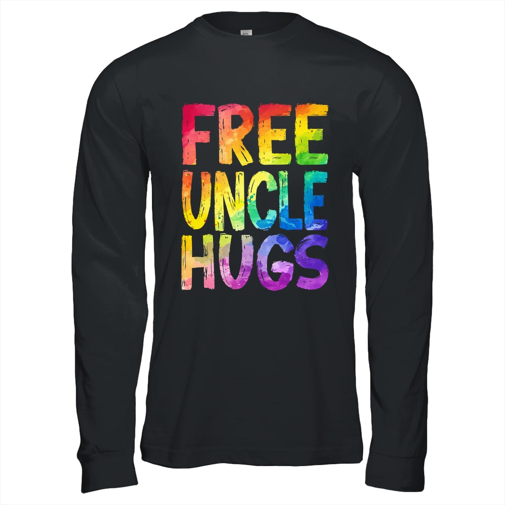 Free Uncle Hugs LGBT Pride LGBTQ Lesbian Gay Rainbow Shirt & Hoodie | siriusteestore