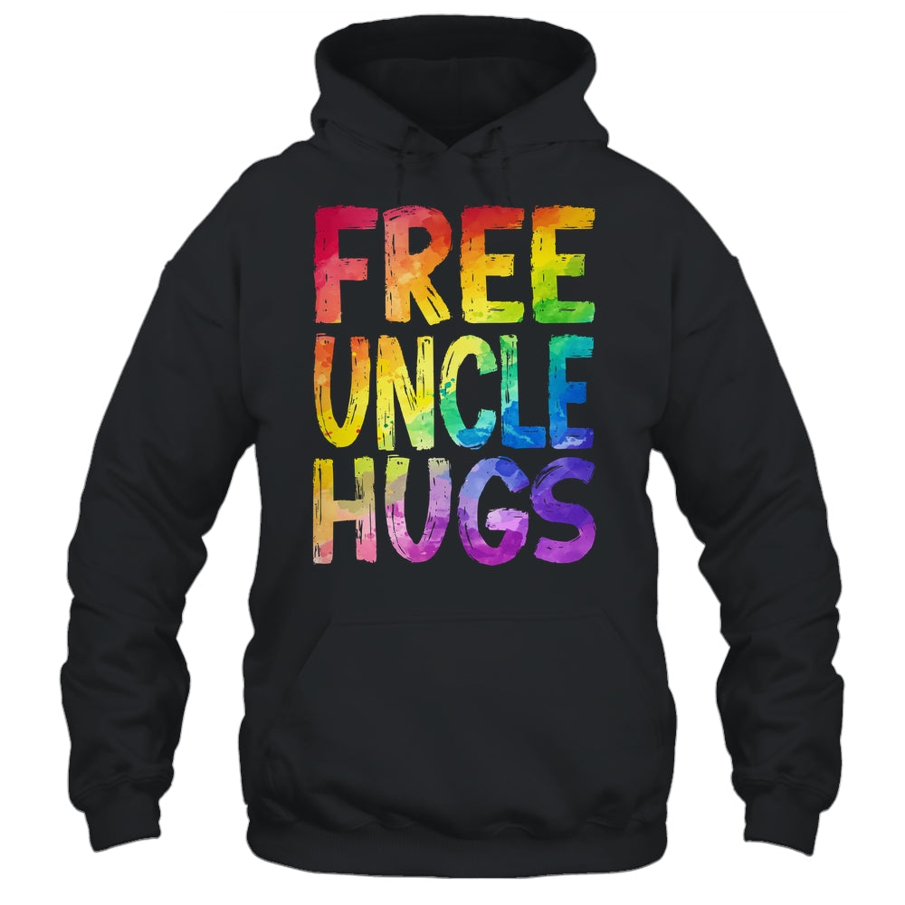 Free Uncle Hugs LGBT Pride LGBTQ Lesbian Gay Rainbow Shirt & Hoodie | siriusteestore