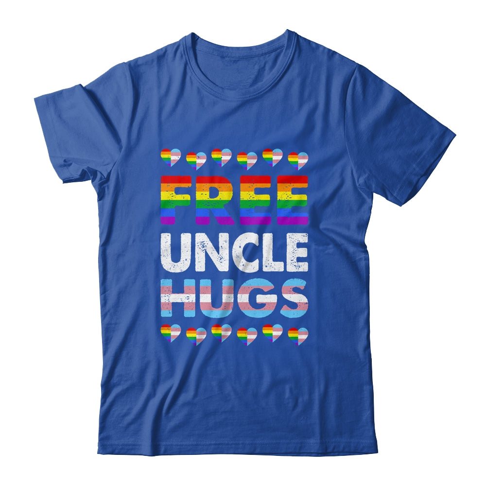Free Uncle Hugs Rainbow LGBTQ Gay Pride Month Proud Ally Shirt & Hoodie | siriusteestore