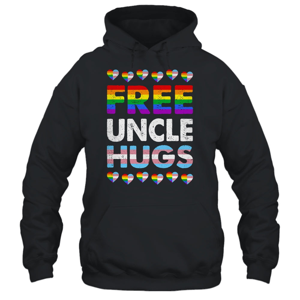 Free Uncle Hugs Rainbow LGBTQ Gay Pride Month Proud Ally Shirt & Hoodie | siriusteestore