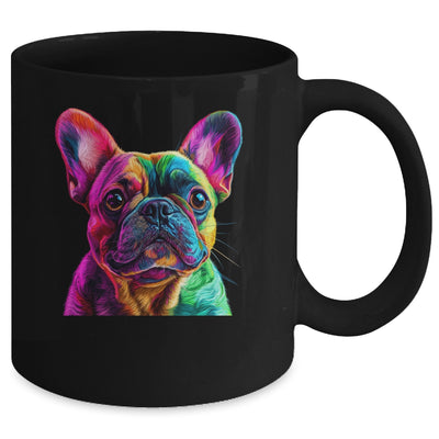 French Bulldog Dog Colorful Face Dog Lover Men Women Mug | siriusteestore