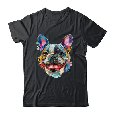 French Bulldog Mom Lover Puppy Dog Watercolor Tie Dye Painting Shirt & Tank Top | siriusteestore