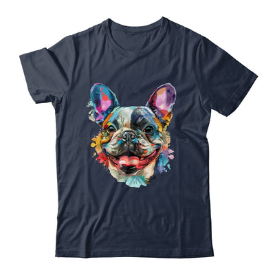 French Bulldog Mom Lover Puppy Dog Watercolor Tie Dye Painting Shirt & Tank Top | siriusteestore