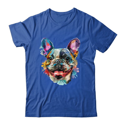 French Bulldog Mom Lover Puppy Dog Watercolor Tie Dye Painting Shirt & Tank Top | siriusteestore