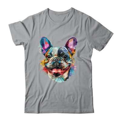 French Bulldog Mom Lover Puppy Dog Watercolor Tie Dye Painting Shirt & Tank Top | siriusteestore