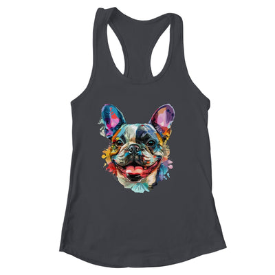 French Bulldog Mom Lover Puppy Dog Watercolor Tie Dye Painting Shirt & Tank Top | siriusteestore