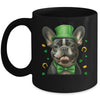 French Bulldog St Patricks Day Leprechaun Shamrock Irish Mug | siriusteestore