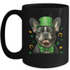 French Bulldog St Patricks Day Leprechaun Shamrock Irish Mug | siriusteestore
