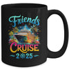 Friends Cruise 2025 Cruise Squad 2025 Funny Friend Group Mug | siriusteestore