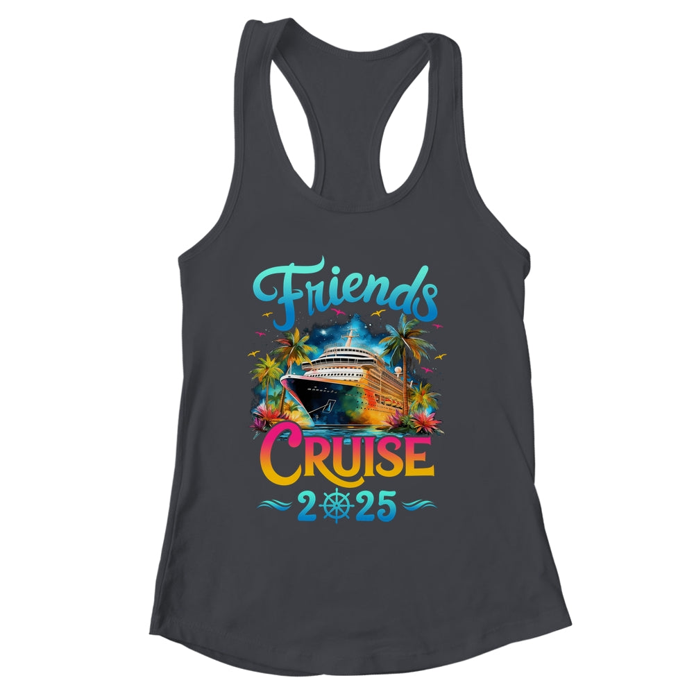 Friends Cruise 2025 Cruise Squad 2025 Funny Friend Group Shirt & Tank Top | siriusteestore