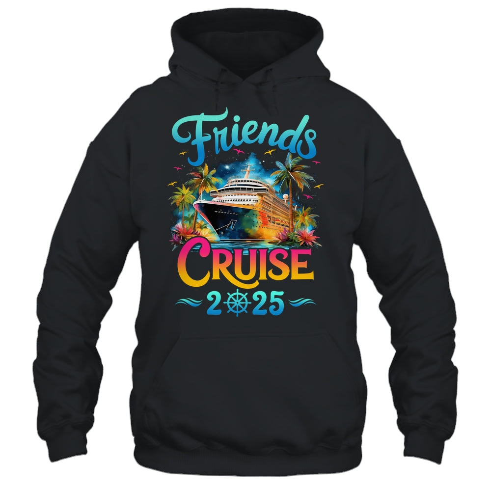 Friends Cruise 2025 Cruise Squad 2025 Funny Friend Group Shirt & Tank Top | siriusteestore