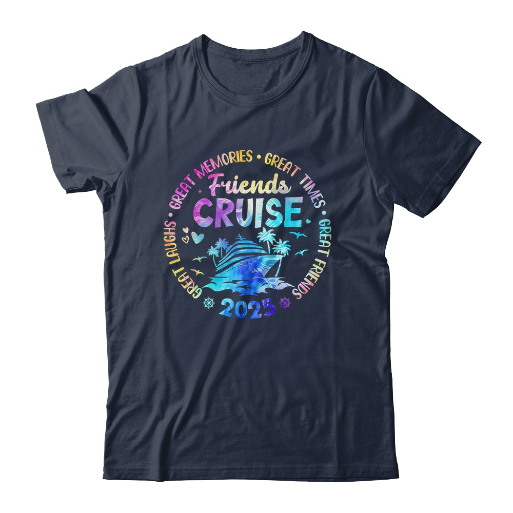 Friends Cruise 2025 Vacation Trip Cruising Friends Matching Shirt & Tank Top | siriusteestore