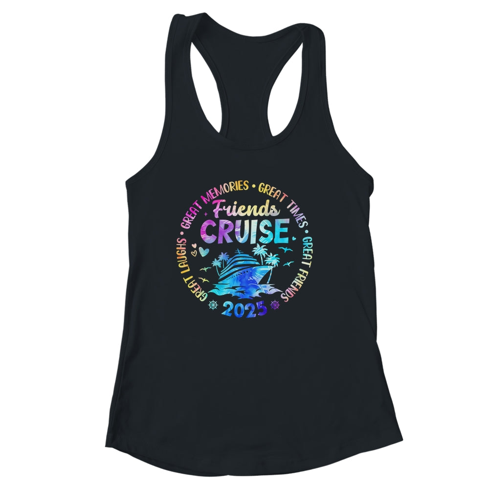 Friends Cruise 2025 Vacation Trip Cruising Friends Matching Shirt & Tank Top | siriusteestore
