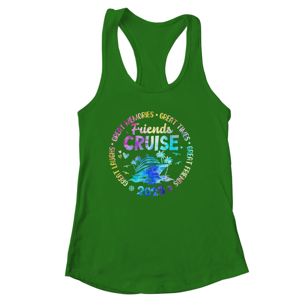 Friends Cruise 2025 Vacation Trip Cruising Friends Matching Shirt & Tank Top | siriusteestore