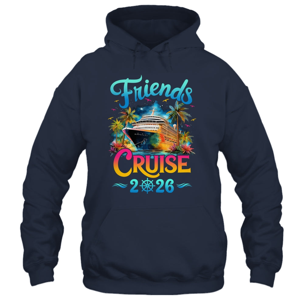 Friends Cruise 2026 Cruise Squad 2026 Funny Friend Group Shirt & Tank Top | siriusteestore