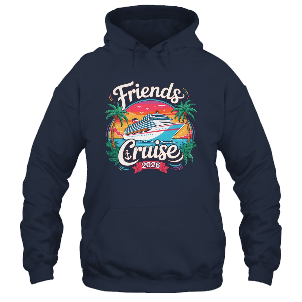 Friends Cruise 2026 Cruise Squad 2026 Matching Friend Group Shirt & Tank Top | siriusteestore