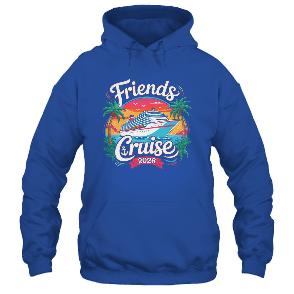 Friends Cruise 2026 Cruise Squad 2026 Matching Friend Group Shirt & Tank Top | siriusteestore