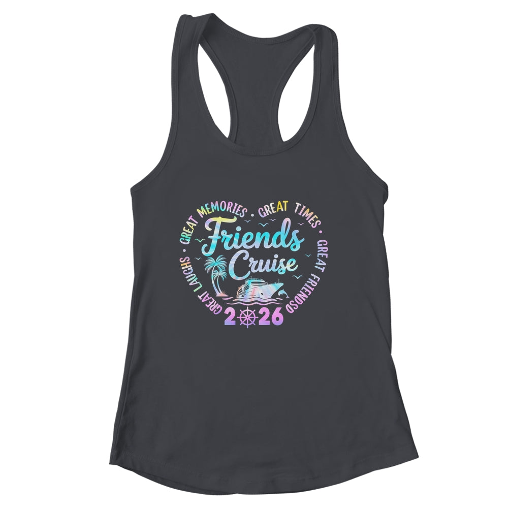 Friends Cruise 2026 Matching Group Vacation Trip Cruising Shirt & Tank Top | siriusteestore