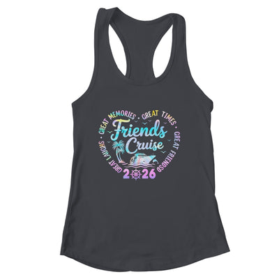 Friends Cruise 2026 Matching Group Vacation Trip Cruising Shirt & Tank Top | siriusteestore
