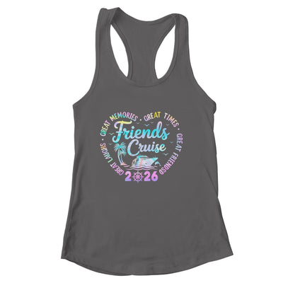 Friends Cruise 2026 Matching Group Vacation Trip Cruising Shirt & Tank Top | siriusteestore