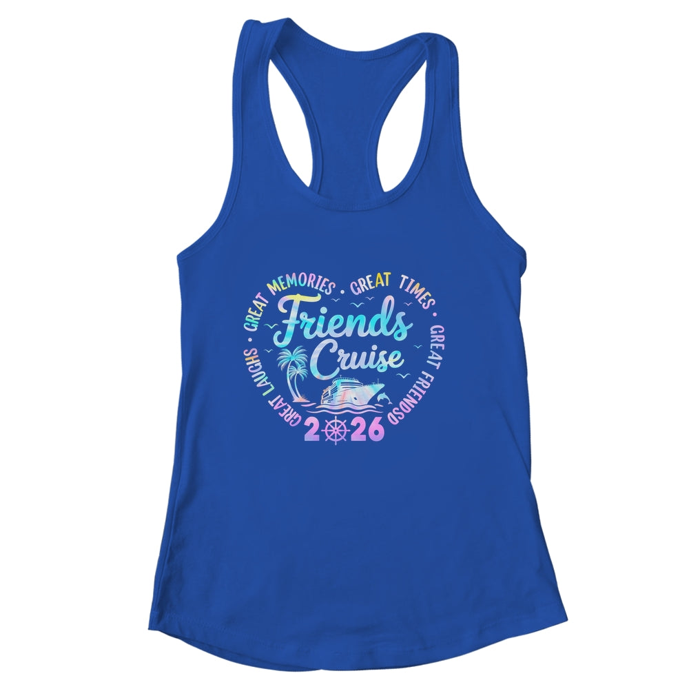 Friends Cruise 2026 Matching Group Vacation Trip Cruising Shirt & Tank Top | siriusteestore