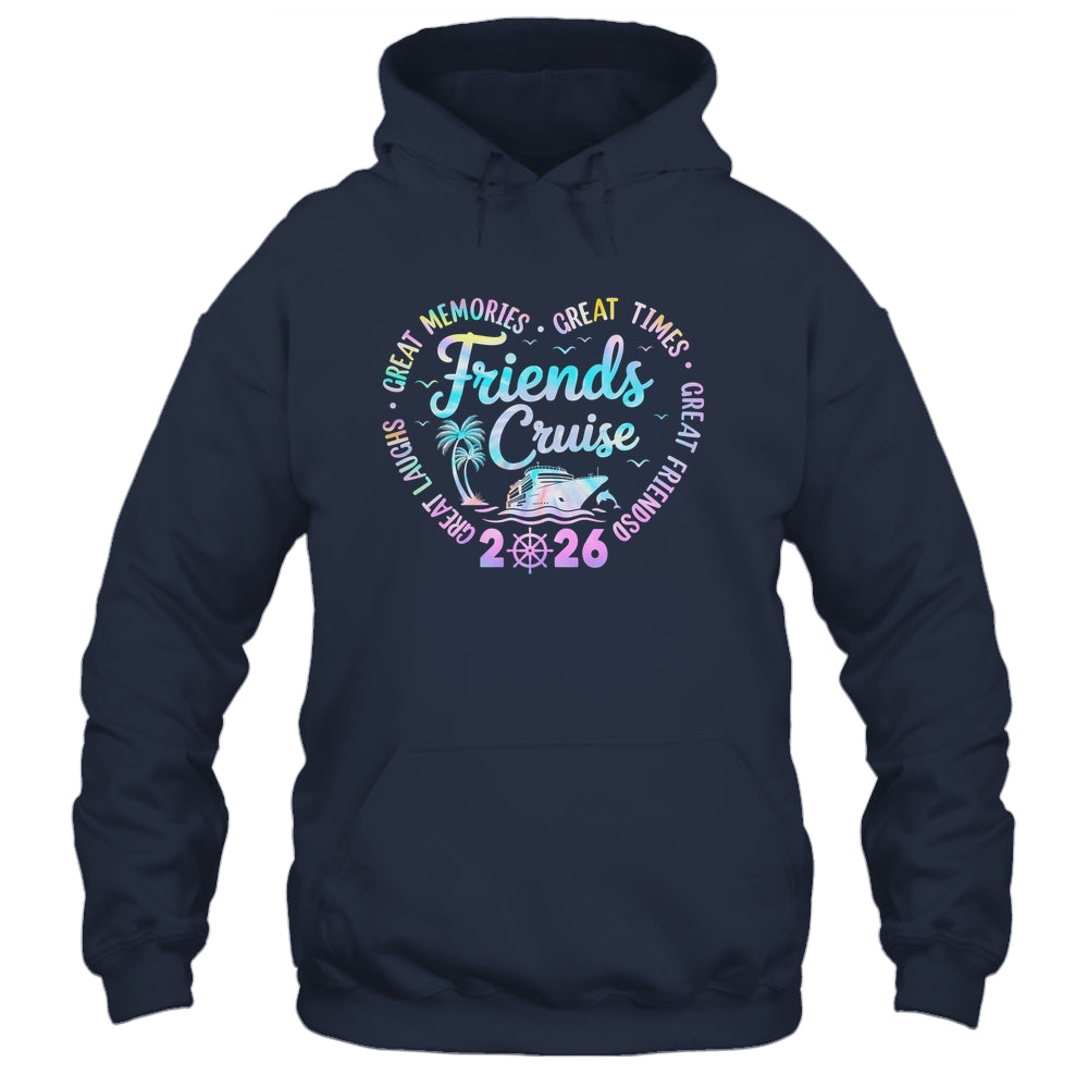 Friends Cruise 2026 Matching Group Vacation Trip Cruising Shirt & Tank Top | siriusteestore
