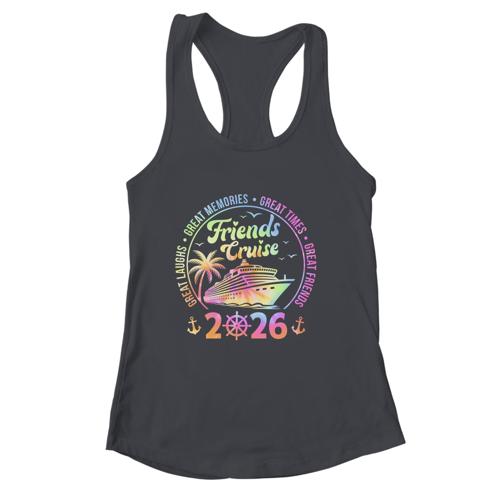 Friends Cruise 2026 Vacation Trip Cruising Friends Matching Shirt & Tank Top | siriusteestore