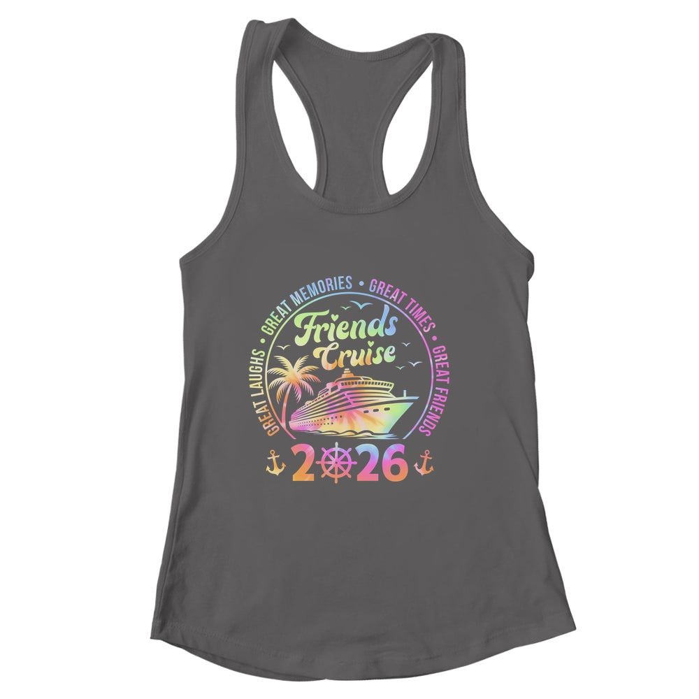 Friends Cruise 2026 Vacation Trip Cruising Friends Matching Shirt & Tank Top | siriusteestore