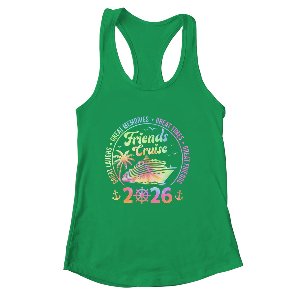 Friends Cruise 2026 Vacation Trip Cruising Friends Matching Shirt & Tank Top | siriusteestore
