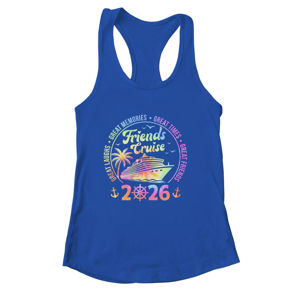 Friends Cruise 2026 Vacation Trip Cruising Friends Matching Shirt & Tank Top | siriusteestore