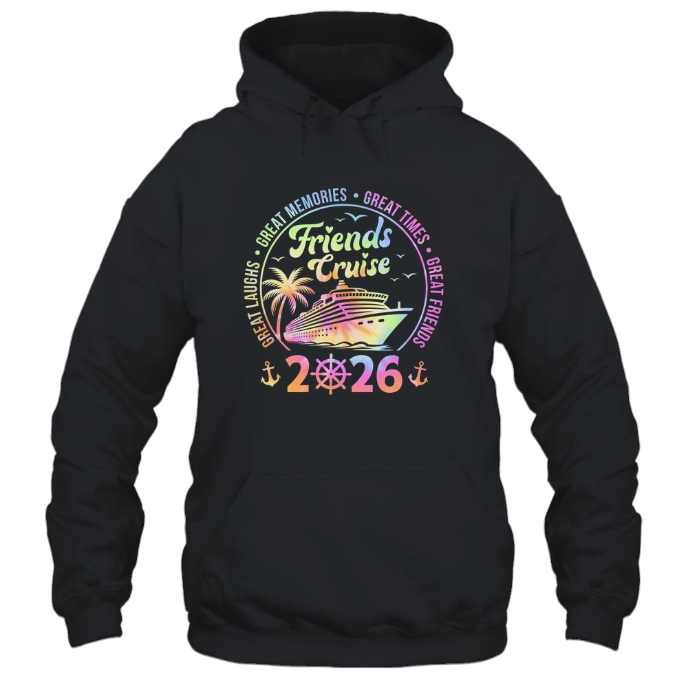 Friends Cruise 2026 Vacation Trip Cruising Friends Matching Shirt & Tank Top | siriusteestore