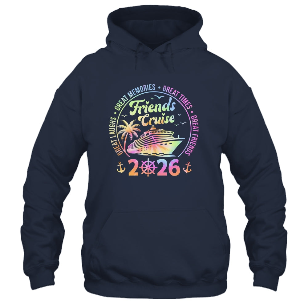 Friends Cruise 2026 Vacation Trip Cruising Friends Matching Shirt & Tank Top | siriusteestore