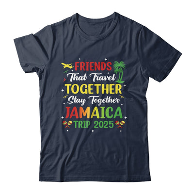 Friends That Travel Together Jamaica 2025 Girls Trip Group Shirt & Tank Top | siriusteestore