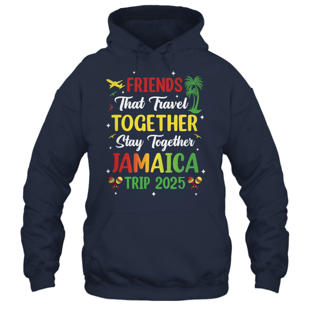 Friends That Travel Together Jamaica 2025 Girls Trip Group Shirt & Tank Top | siriusteestore
