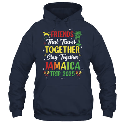 Friends That Travel Together Jamaica 2025 Girls Trip Group Shirt & Tank Top | siriusteestore