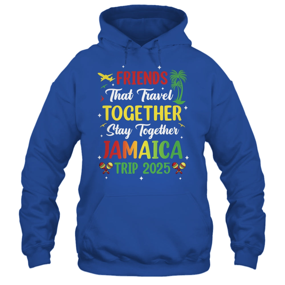 Friends That Travel Together Jamaica 2025 Girls Trip Group Shirt & Tank Top | siriusteestore