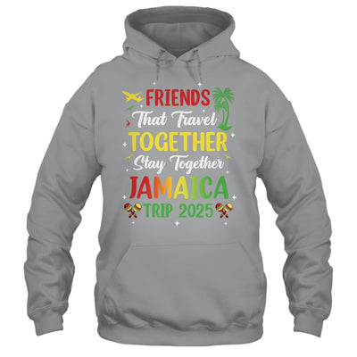 Friends That Travel Together Jamaica 2025 Girls Trip Group Shirt & Tank Top | siriusteestore