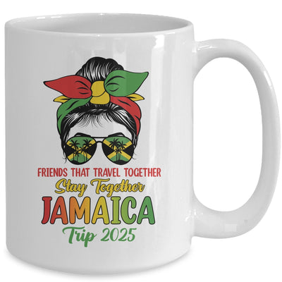 Friends That Travel Together Jamaica Girls Trip 2025 Group Mug | siriusteestore