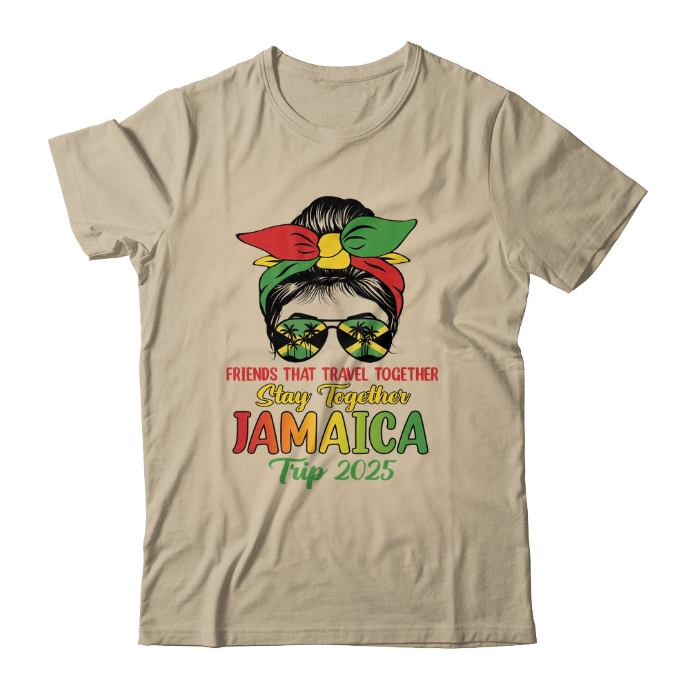 Friends That Travel Together Jamaica Girls Trip 2025 Group Shirt & Tank Top | siriusteestore