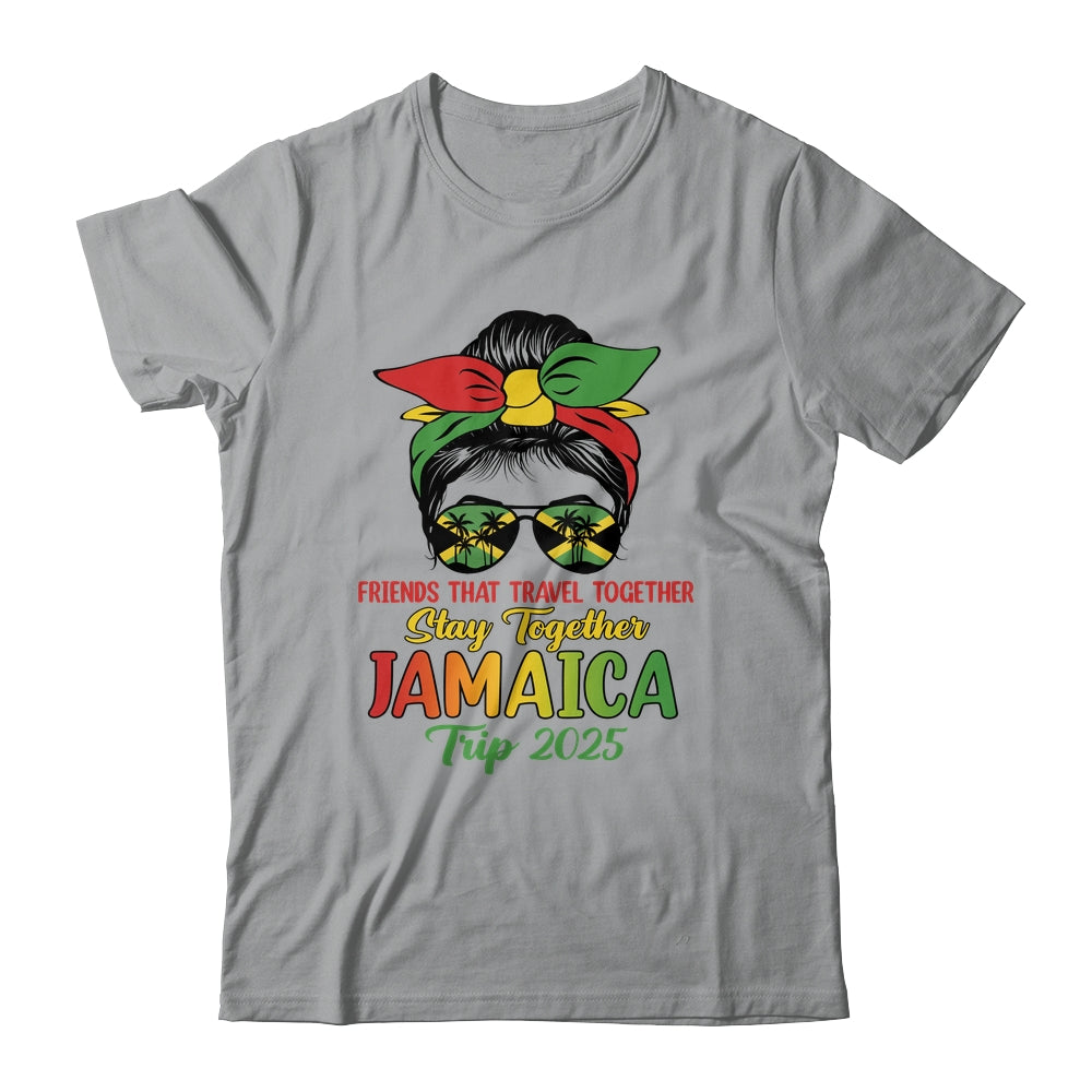 Friends That Travel Together Jamaica Girls Trip 2025 Group Shirt & Tank Top | siriusteestore