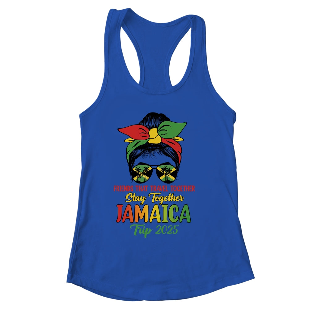 Friends That Travel Together Jamaica Girls Trip 2025 Group Shirt & Tank Top | siriusteestore