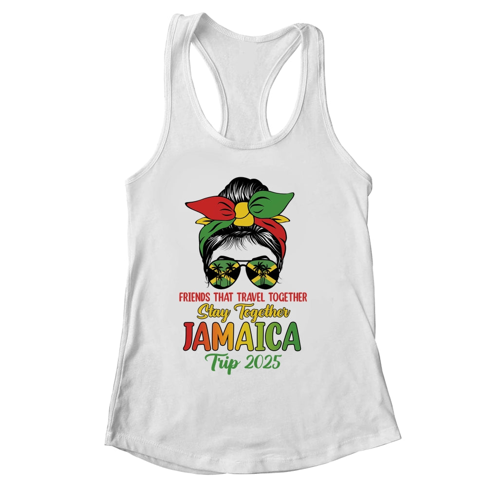 Friends That Travel Together Jamaica Girls Trip 2025 Group Shirt & Tank Top | siriusteestore