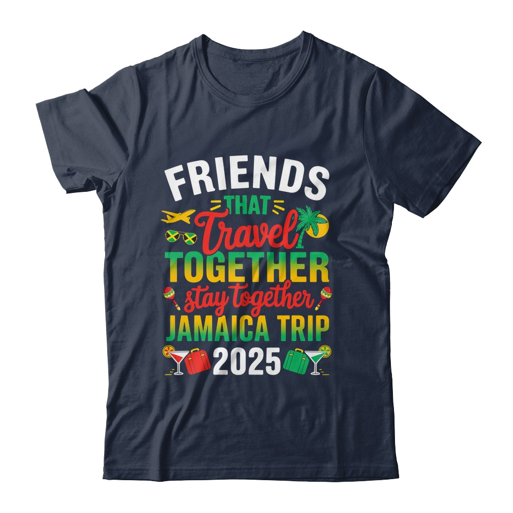 Friends That Travel Together Jamaica Trip 2025 Sister Girls Shirt & Tank Top | siriusteestore