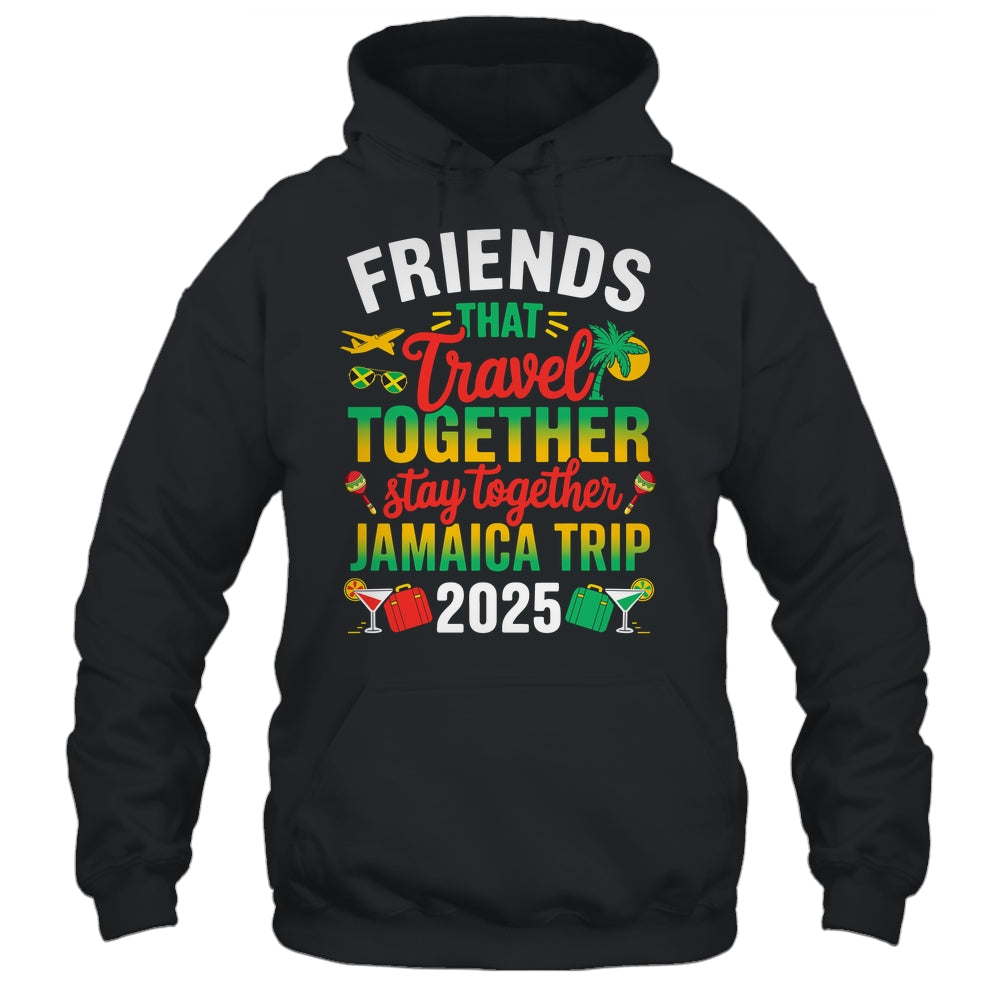 Friends That Travel Together Jamaica Trip 2025 Sister Girls Shirt & Tank Top | siriusteestore