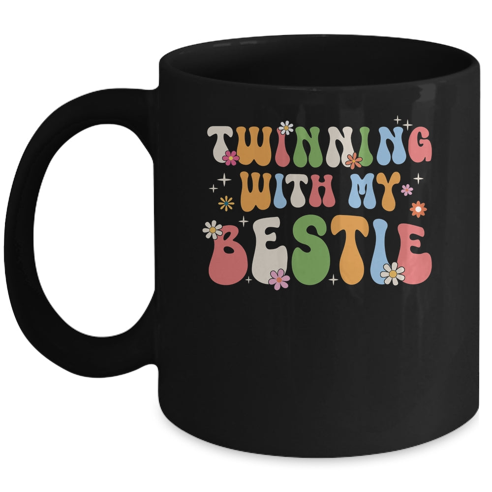 Friends Twinning With My Bestie Spirit Week Girls Groovy Mug | siriusteestore
