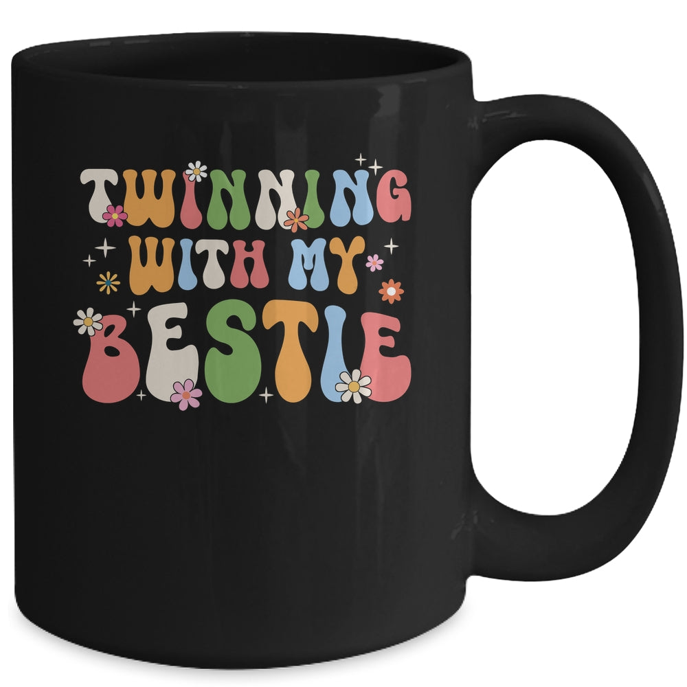 Friends Twinning With My Bestie Spirit Week Girls Groovy Mug | siriusteestore