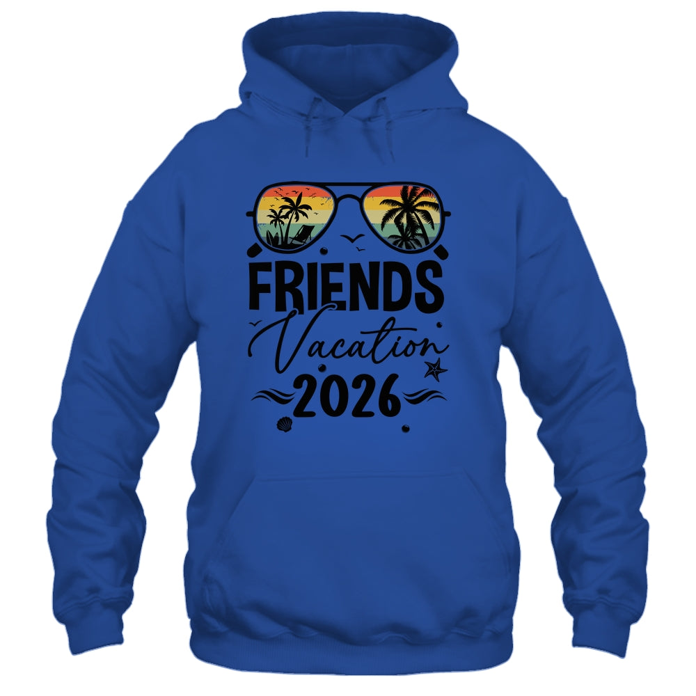 Friends Vacation 2026 Matching Memories Together Girls Trip Shirt & Tank Top | siriusteestore